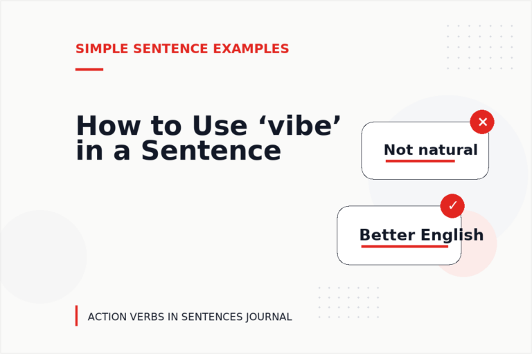 How to Use ‘vibe’ in a Sentence