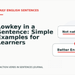 Lowkey in a Sentence: Simple Examples for Learners