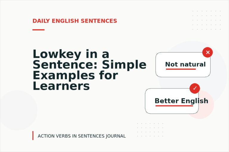 Lowkey in a Sentence: Simple Examples for Learners