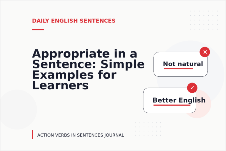Appropriate in a Sentence: Simple Examples for Learners Appropriate in a Sentence: Simple Examples for Learners