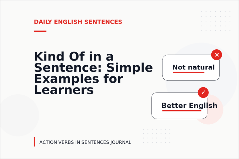 Kind Of in a Sentence: Simple Examples for Learners