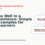 As Well in a Sentence: Simple Examples for Learners