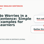 No Worries in a Sentence: Simple Examples for Learners