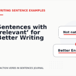 Sentences with ‘relevant’ for Better Writing