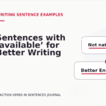 Sentences with ‘available’ for Better Writing