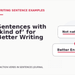 Sentences with ‘kind of’ for Better Writing