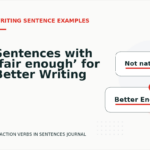Sentences with ‘fair enough’ for Better Writing