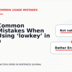 Common Mistakes When Using ‘lowkey’ in a Sentence