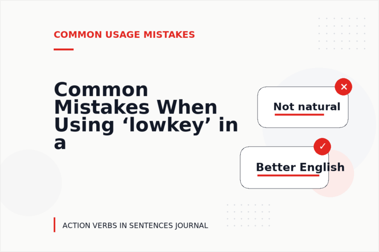 Common Mistakes When Using ‘lowkey’ in a Sentence Common Mistakes When Using ‘lowkey’ in a Sentence
