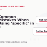Common Mistakes When Using ‘specific’ in a Sentence