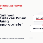 Common Mistakes When Using ‘appropriate’ in a Sentence