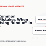 Common Mistakes When Using ‘kind of’ in a Sentence