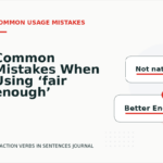 Common Mistakes When Using ‘fair enough’ in a Sentence